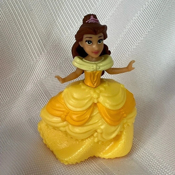 Disney Belle Miniature Figurine | Yellow Dress - Picture 1 of 3